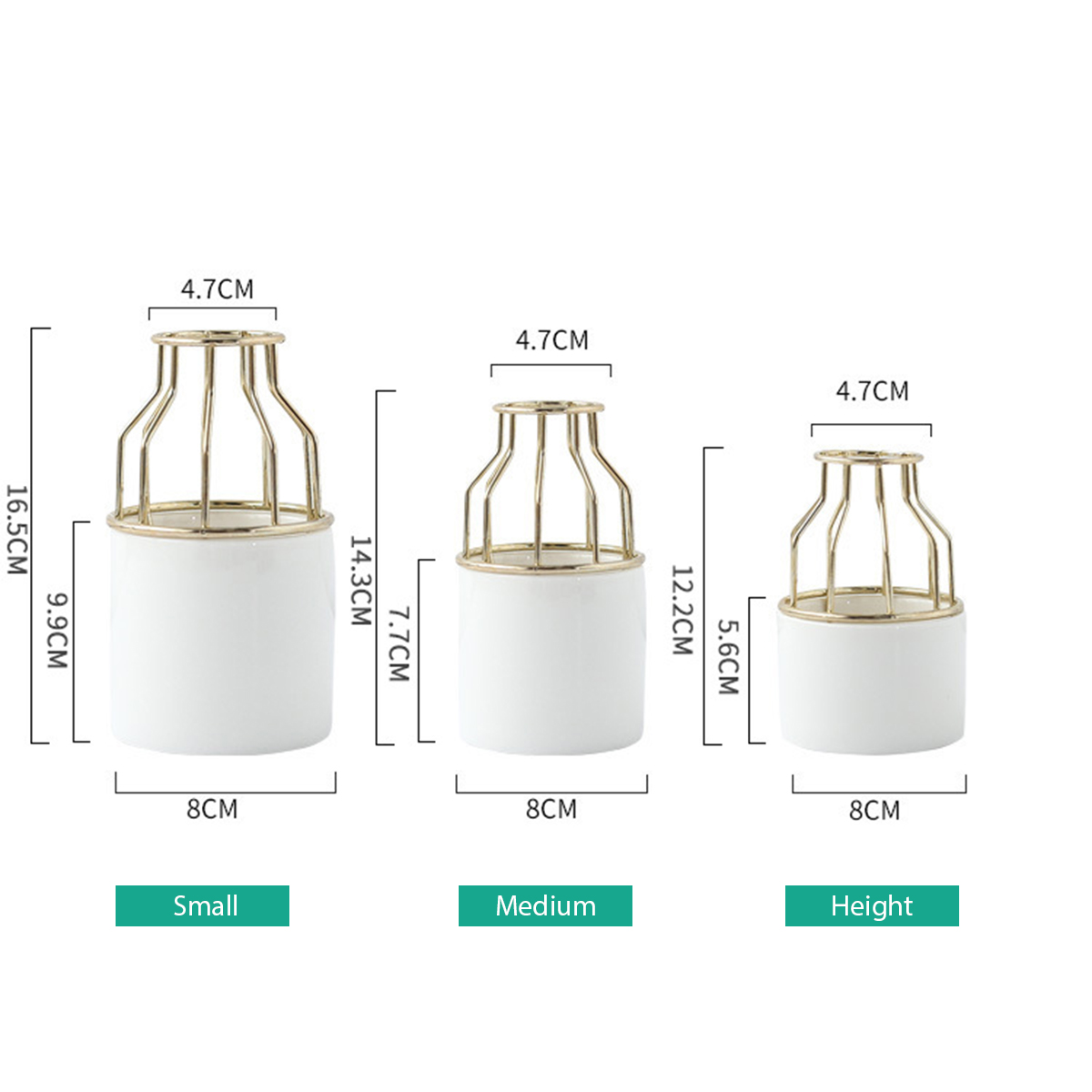 Ceramics-Vase-Simple-Iron-Frame-Hydroponics-Soil-Culture-Green-Radish-Insert-Flower-Pot-1457360-8