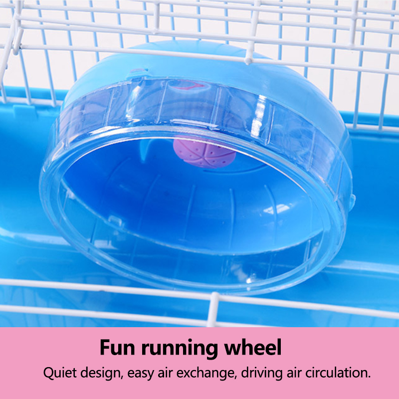 Pet-Hamster-Cage-With-Running-Wheel-Water-Bottle-Food-Basin-House-Mice-Home-Habitat-Decorations-1457999-3