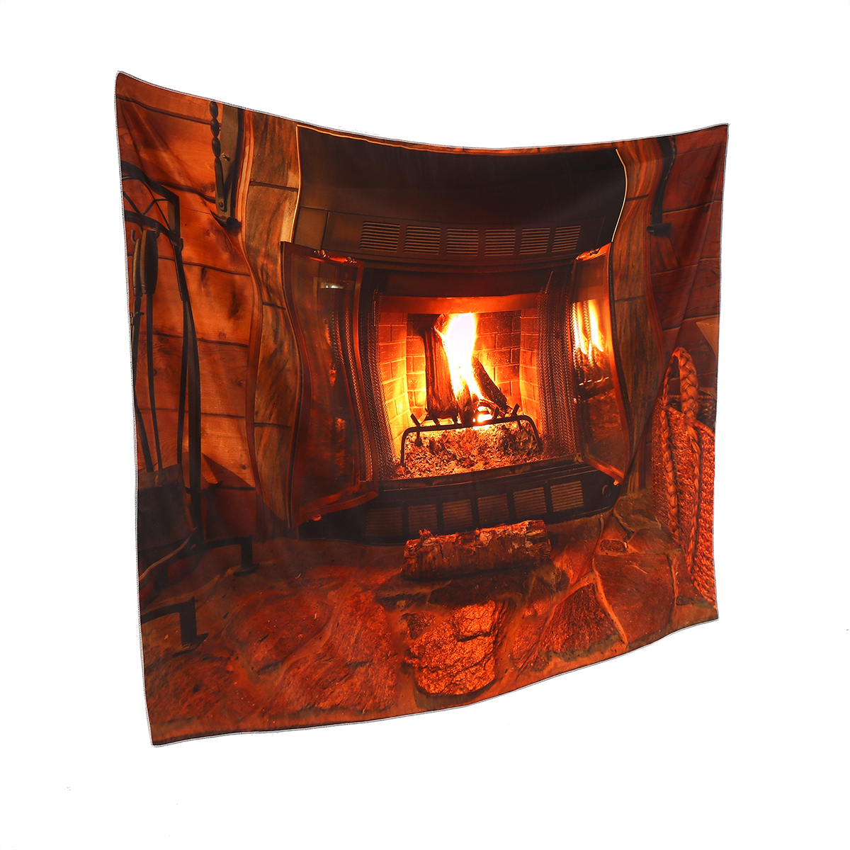 Polyester-Wall-Hanging-Tapestry-Art-Home-Decor-Fireplace-Pattern-Blankets-For-Home-Bedroom-Porch-Han-1636374-4