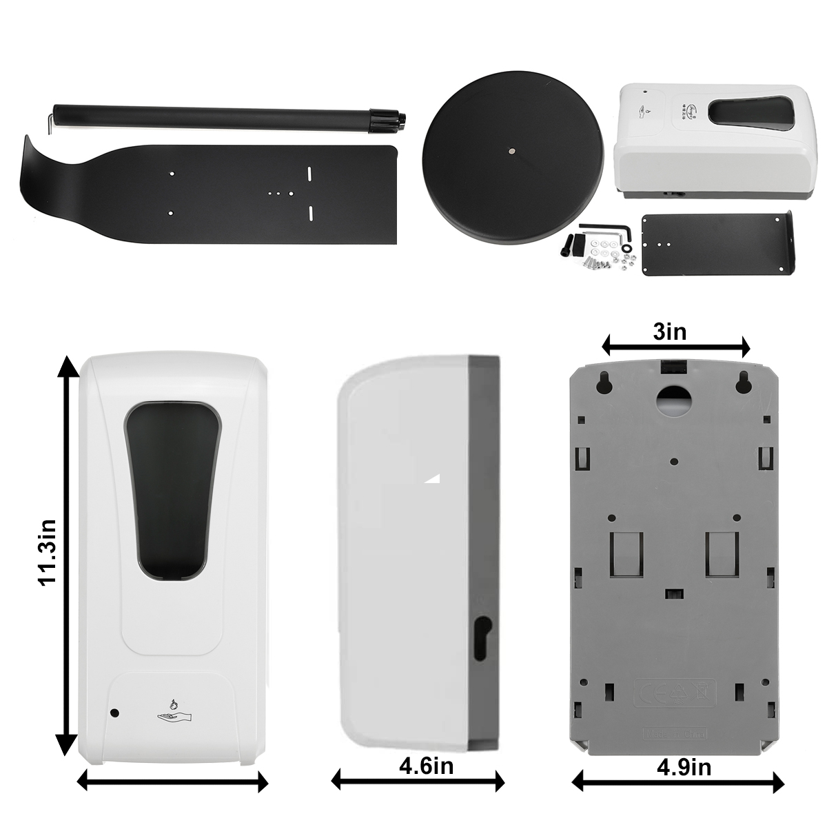 Touchless-Automatic-Soap-Sanitizer-Spray-With-Floor-Stand-1200ML-Hands-Free-1738813-4