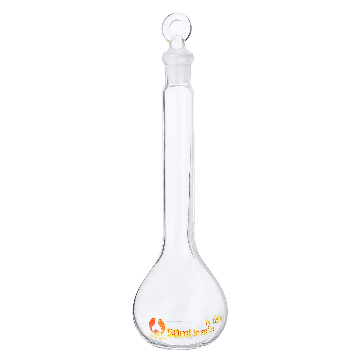 102550100250ML-Transparent-Glass-Volumetric-Flask-With-Stopper-Lab-Glassware-Kit-1431392-3