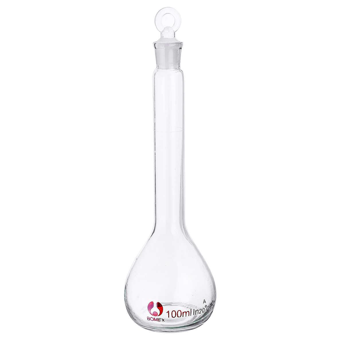 102550100250ML-Transparent-Glass-Volumetric-Flask-With-Stopper-Lab-Glassware-Kit-1431392-4