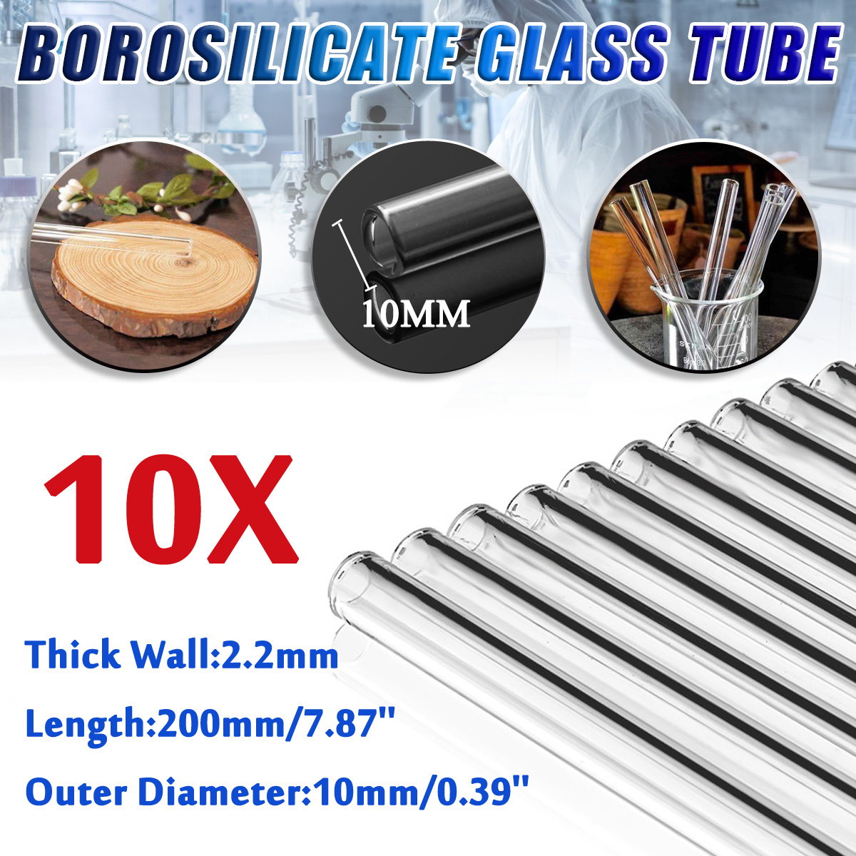 10Pcs-200mm-Thick-Wall-Borosilicate-Glass-Tube-Blowing-Tubing-Lab-Glassware-1430172-7