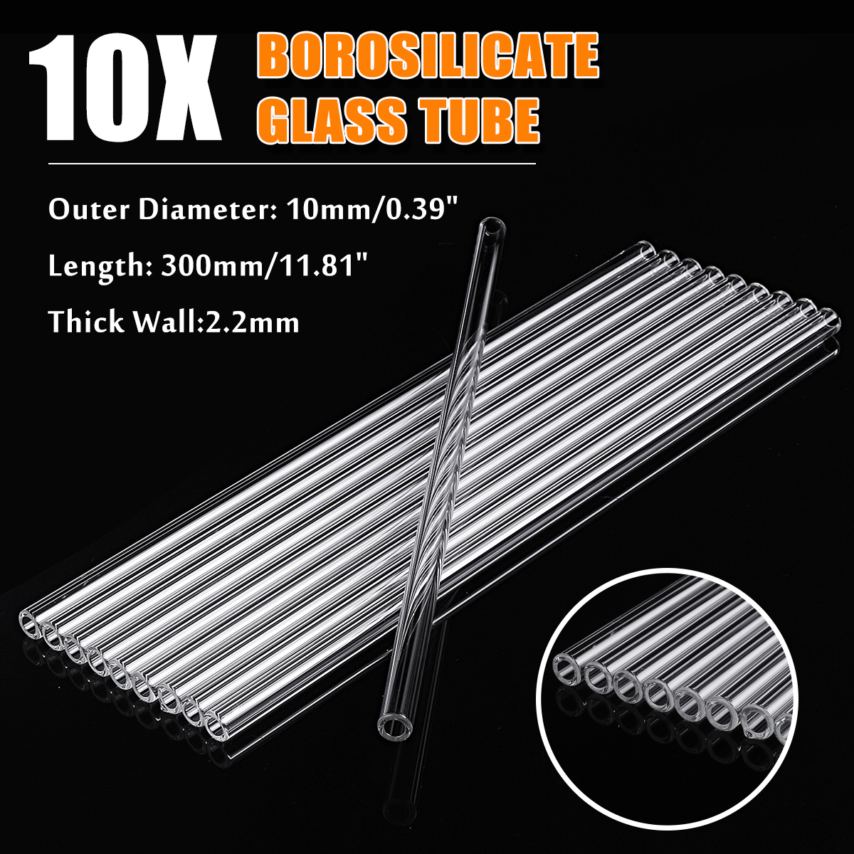 10Pcs-300mm-OD-10mm-22mm-Thick-Wall-Borosilicate-Glass-Blowing-Tube-Lab-Tubing-1534012-2