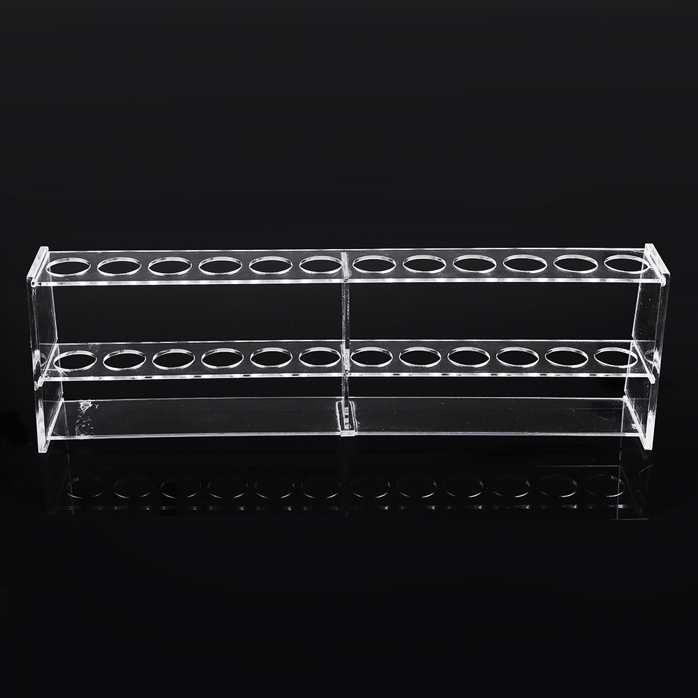 50ml12-Holes-Plexiglass-Organic-Glass-Test-Colorimetric-Single-Row-Tube-Rack-Holder-1455404-1