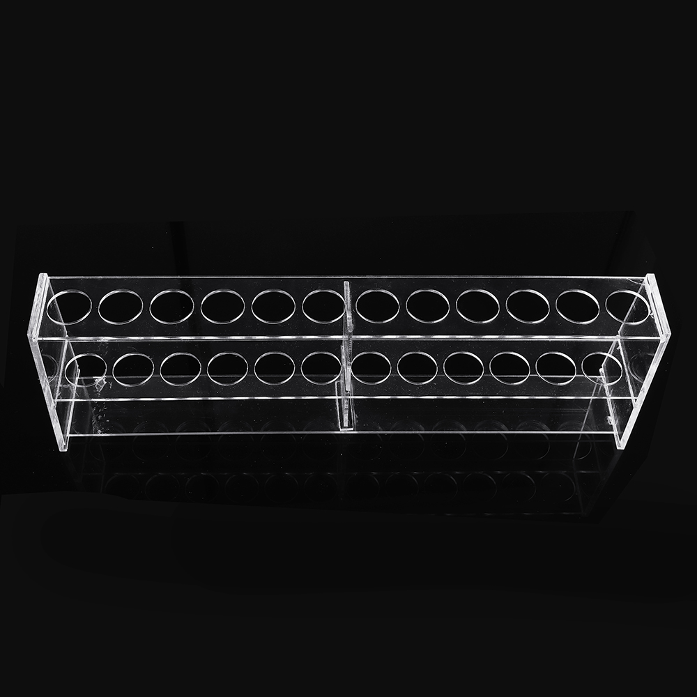 50ml12-Holes-Plexiglass-Organic-Glass-Test-Colorimetric-Single-Row-Tube-Rack-Holder-1455404-2