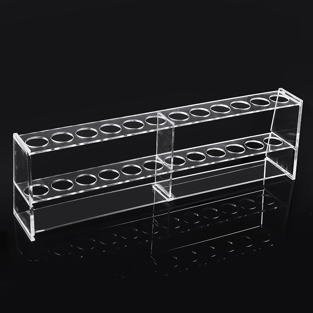 50ml12-Holes-Plexiglass-Organic-Glass-Test-Colorimetric-Single-Row-Tube-Rack-Holder-1455404-3