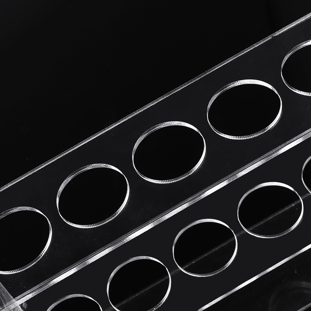 50ml12-Holes-Plexiglass-Organic-Glass-Test-Colorimetric-Single-Row-Tube-Rack-Holder-1455404-7