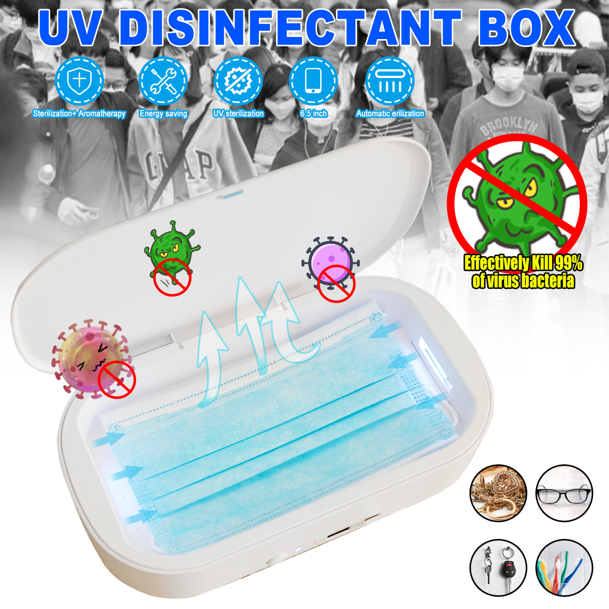 2537nm-UV-Sterilizer-Box-USB-Jewelry-Watch-Mobile-Phone-Cleaner-Ultraviolet-Germicidal-Sterilization-1690649-8