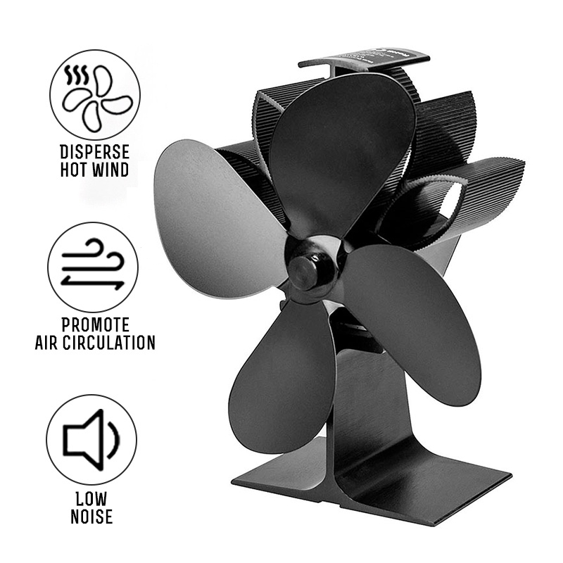 4-Blades-Stove-Fan-Wood-Heater-Fireplace-Fire-Heat-Powered-Circulating-Eco-1569084-4