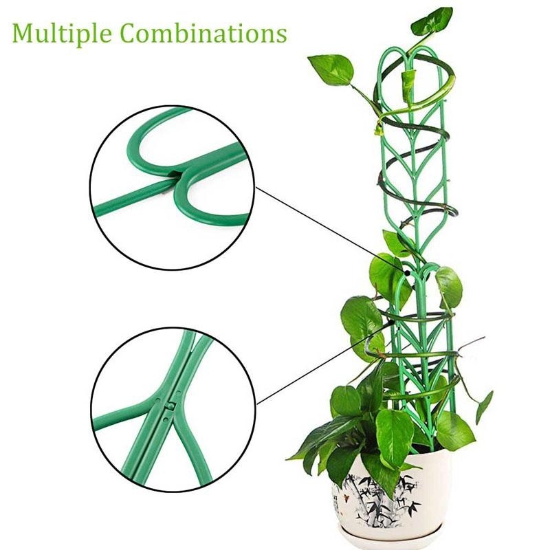 3Pcs-Flower-Plant-Growing-Support-Frame-Bracket-Trellis-Plants-Climbing-DIY-Vine-Rack-Tool-1558416-2