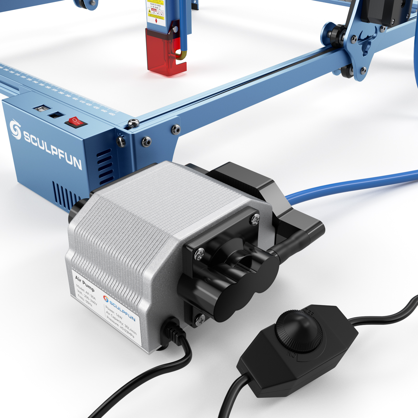 SCULPFUN-Air-Pump-Air-Compressor-220V-for-Laser-Engraving-Machine-Adjustable-Speed-Low-Noise-Low-Vib-1957800-10