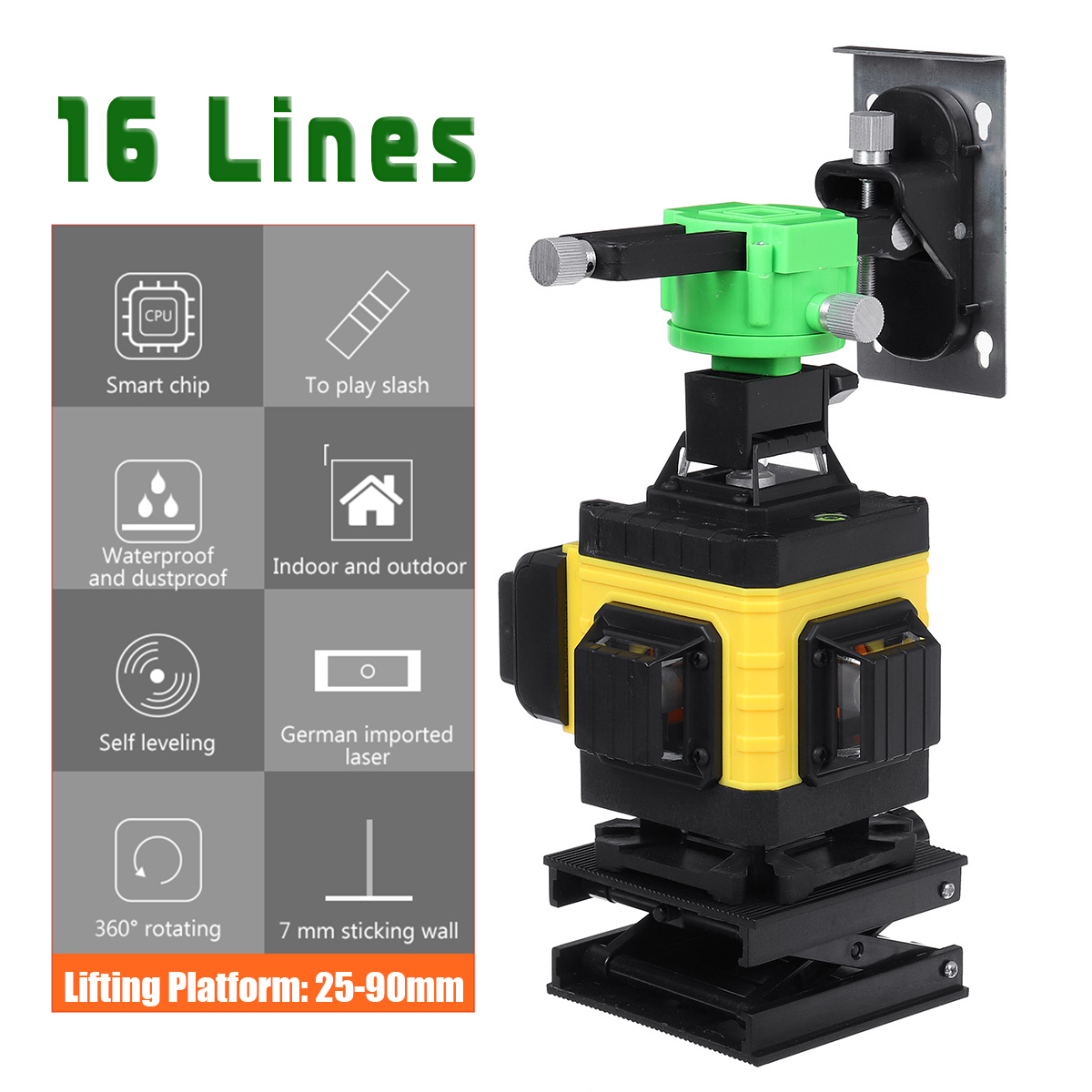 1216-Line-4D-Laser-Level-Green-Light-Digital-Self-Leveling-360deg-Rotary-Measure-with-6000mah-Batter-1759308-10