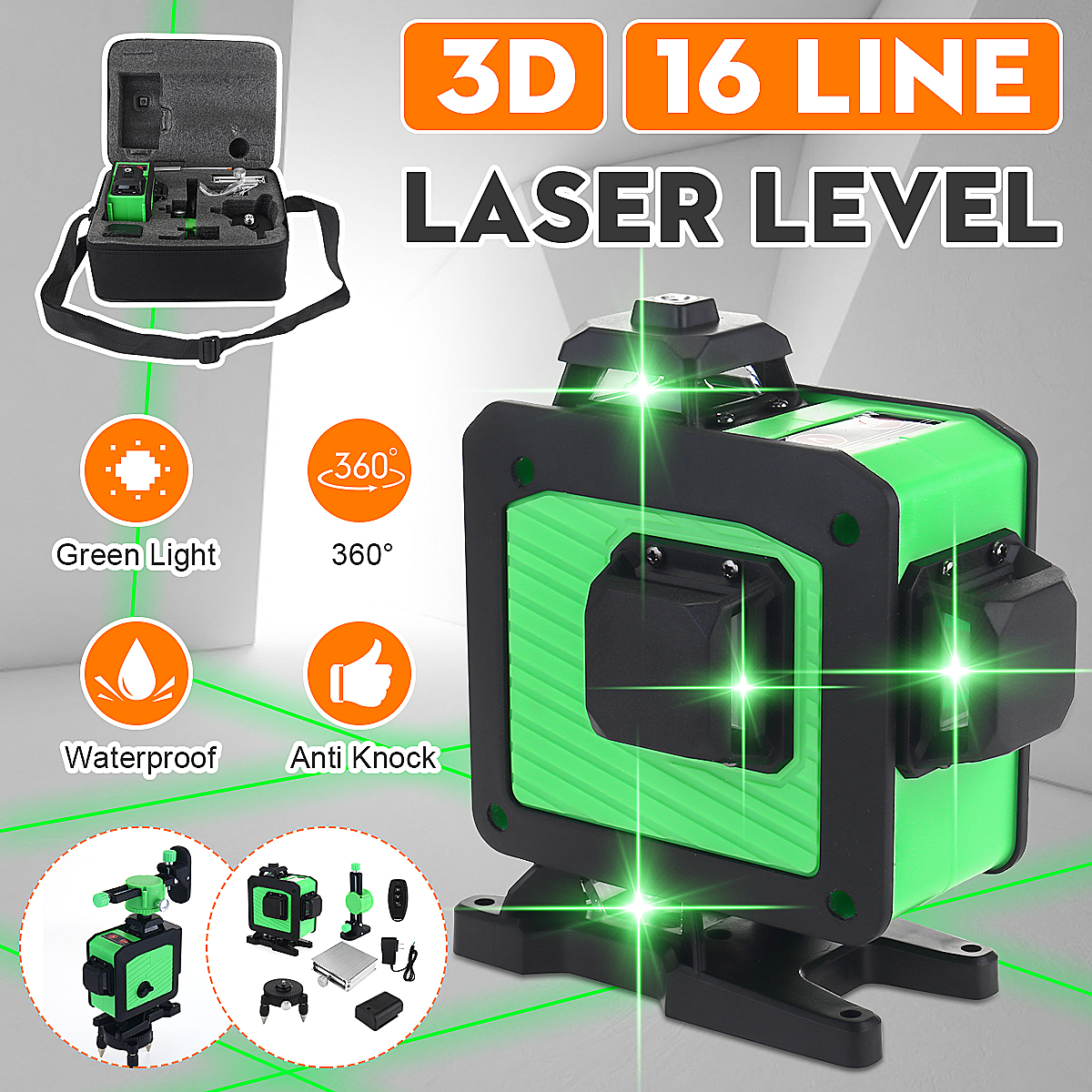 16-Line-360deg-Horizontal-Vertical-Cross-3D-Green-Light-Laser-Level-Self-Leveling-Measure-Super-Powe-1923171-1
