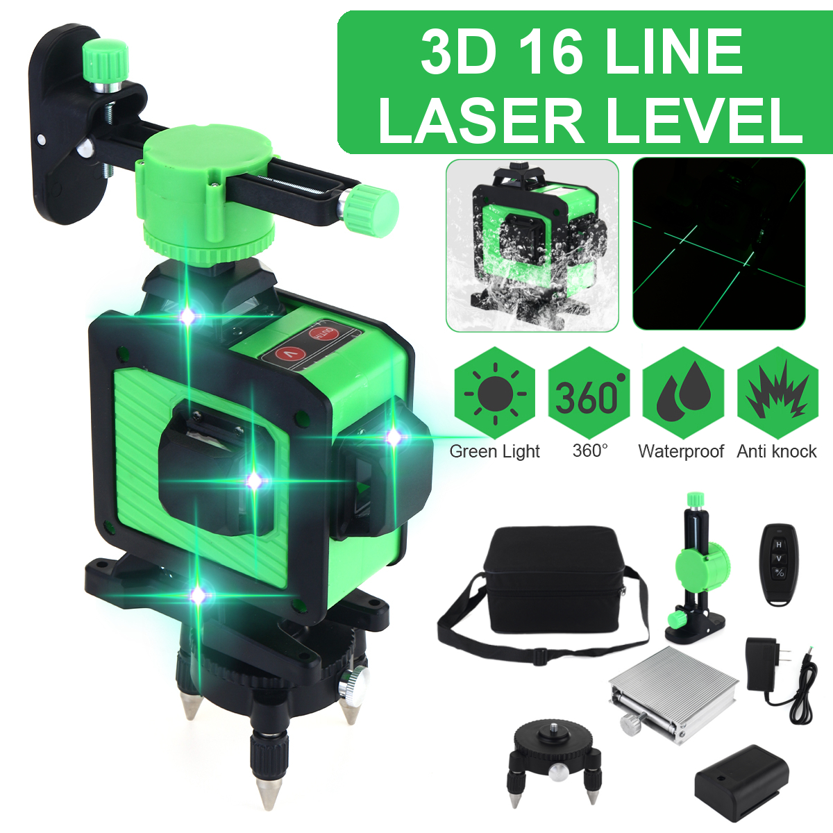 16-Line-360deg-Horizontal-Vertical-Cross-3D-Green-Light-Laser-Level-Self-Leveling-Measure-Super-Powe-1923171-2