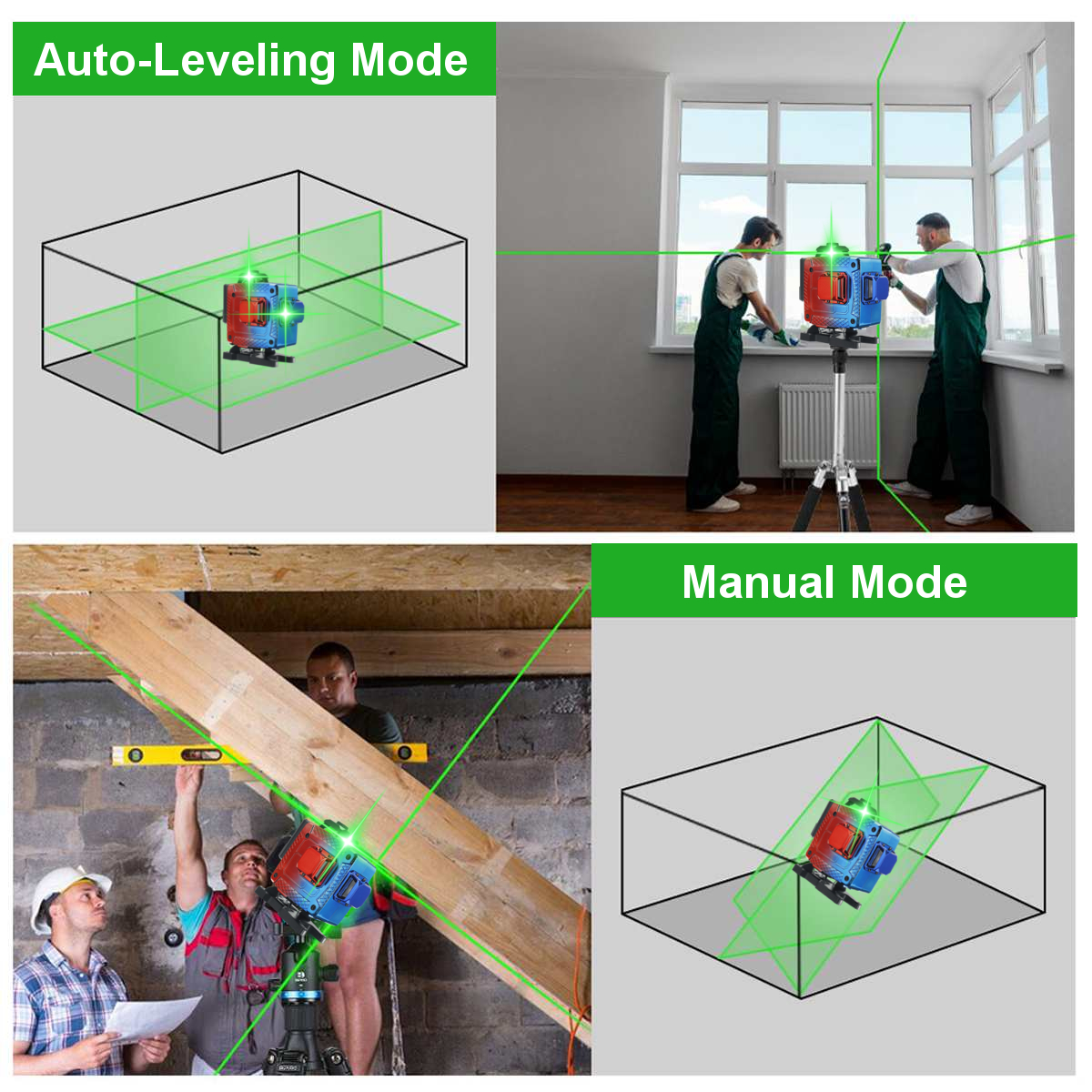 16-Line-4D-Colorful-Green-Light-Laser-Level-SingleDual-Battery-360deg-Horizontal-Vertical-Cross-Meas-1890362-13