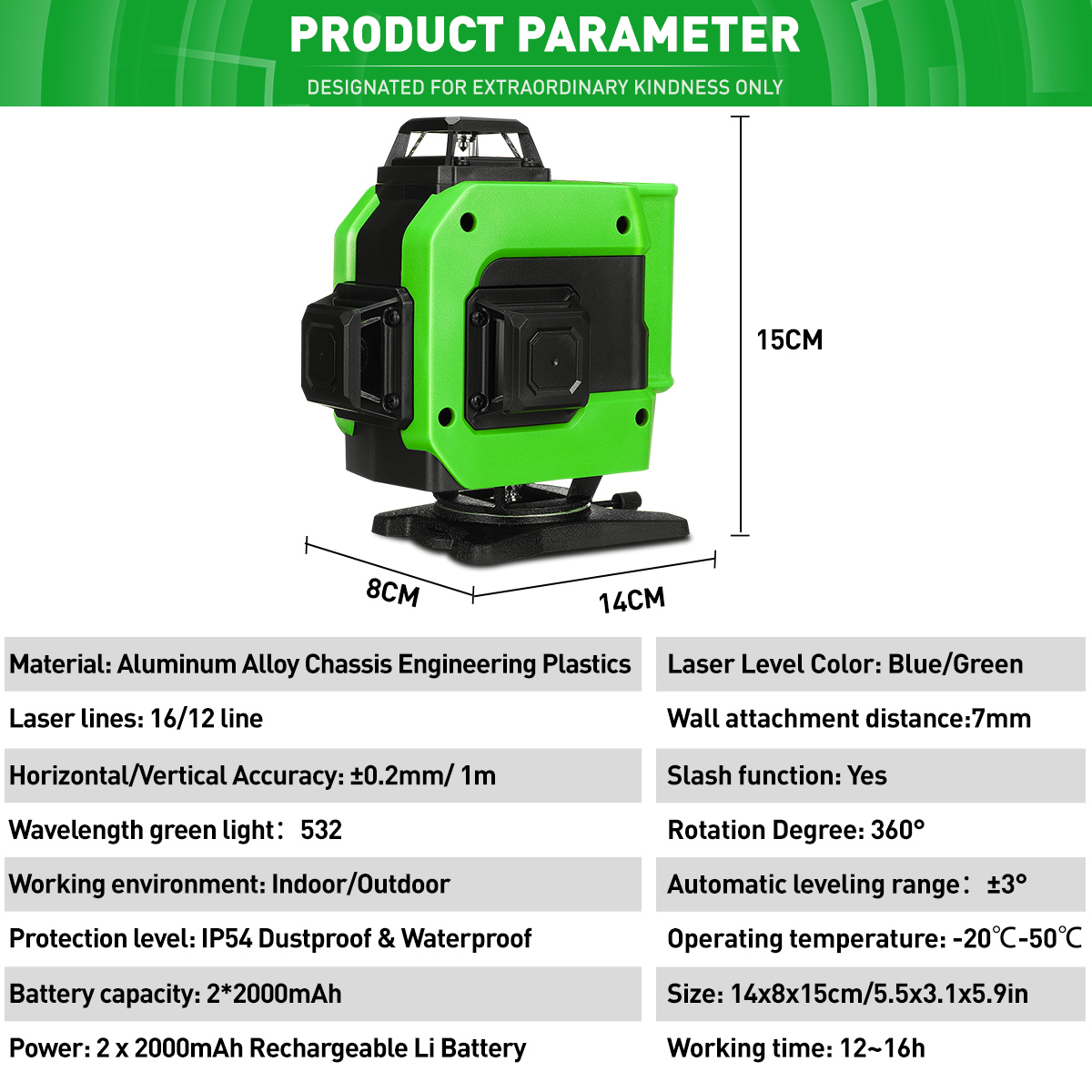 1612-Line-4D-360deg-Horizontal-Vertical-Cross-Green-Light-Laser-Level-Self-Leveling-Measure-Super-Po-1873039-5