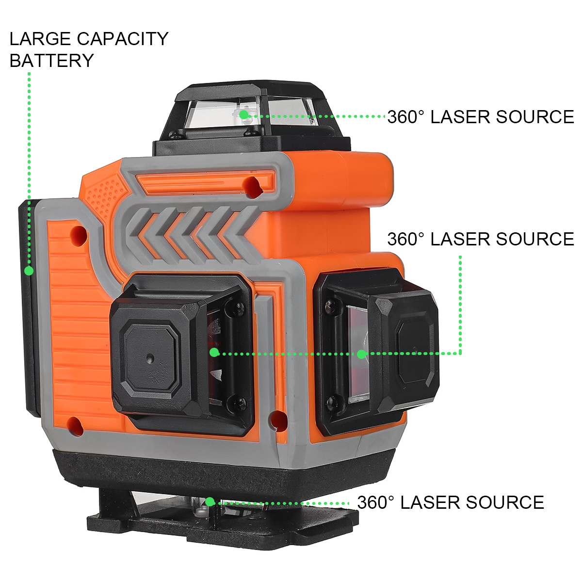 16128-Line-4D-Green-Laser-Level-Meter-360deg-Horizontal-And-Vertical-Cross-Self-Leveling-Measurement-1893768-1