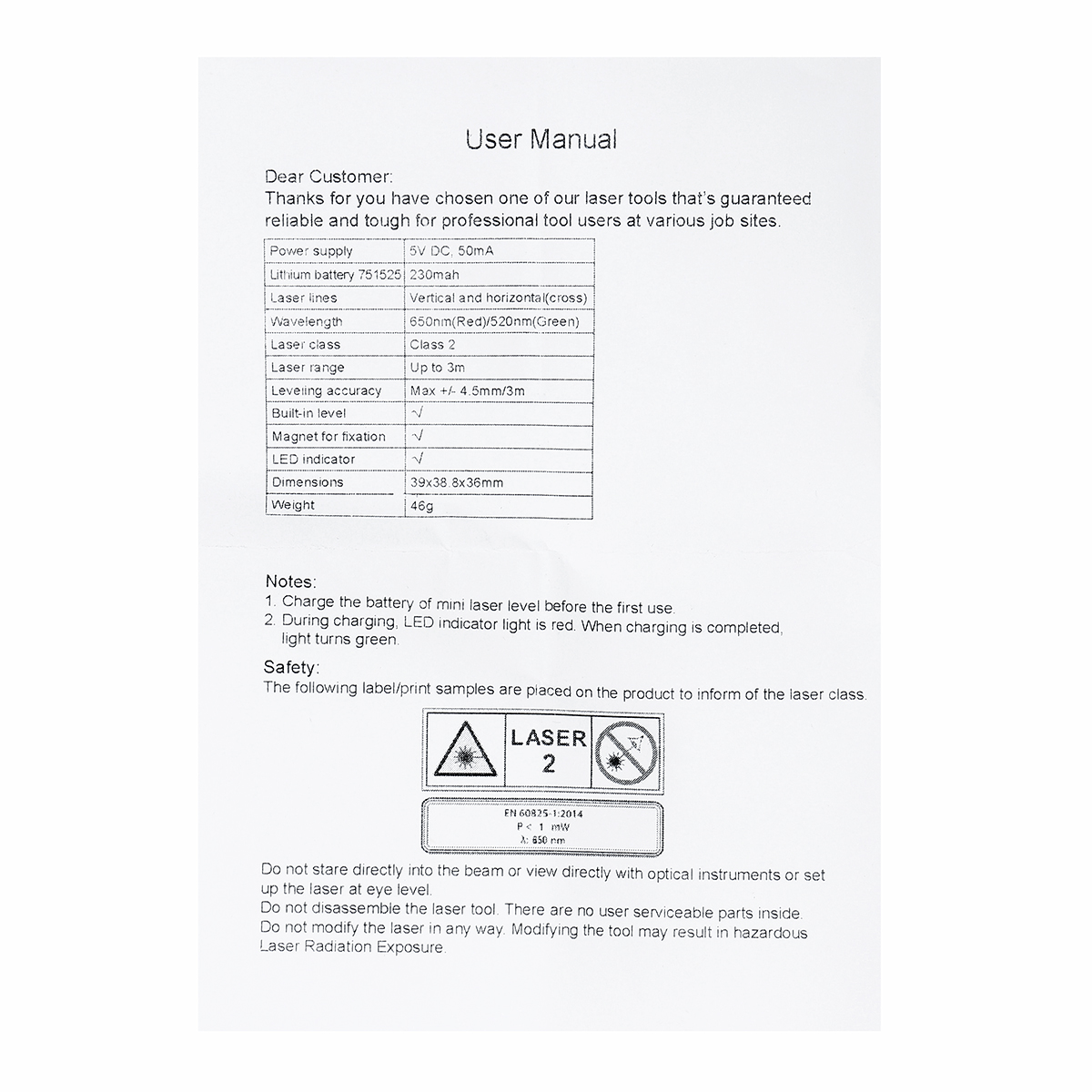2-Lines-Red-Infrared-Laser-Level-Self-Leveling-Horizontal-Vertical-Cross-Line-1648701-10