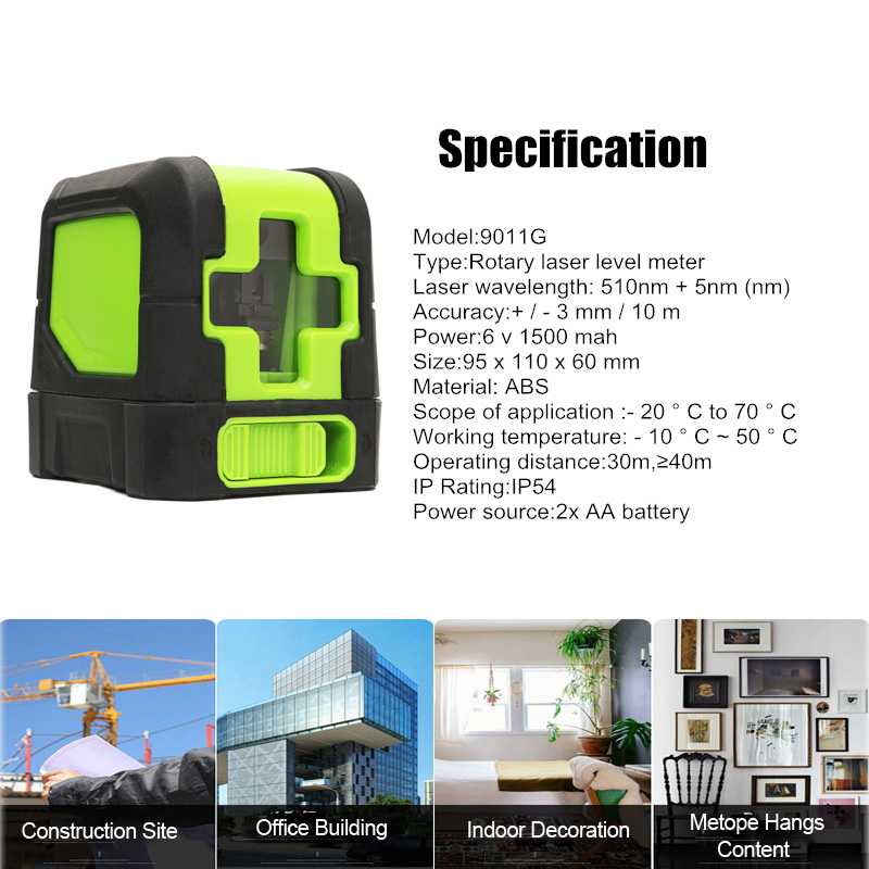 360deg-Rotary-2-Line-Laser-Self-Leveling-Vertical-Horizontal-Level-Green-Measure-Laser-Level-1274189-7