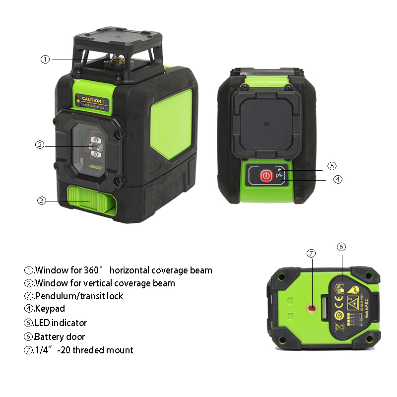 360deg-Rotary-5-Line-Laser-Level-Red-Laser-Self-Leveling-Vertical-Horizontal-Level-Measure-Kit-1409397-3