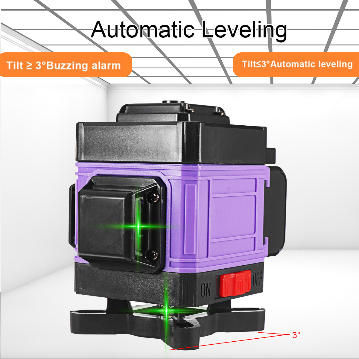 3D-12-Lines-Green-Light-Laser-Level-Auto-Self-Leveling-360deg-Rotation-Horizontal-Vertical-Measuring-1942106-2