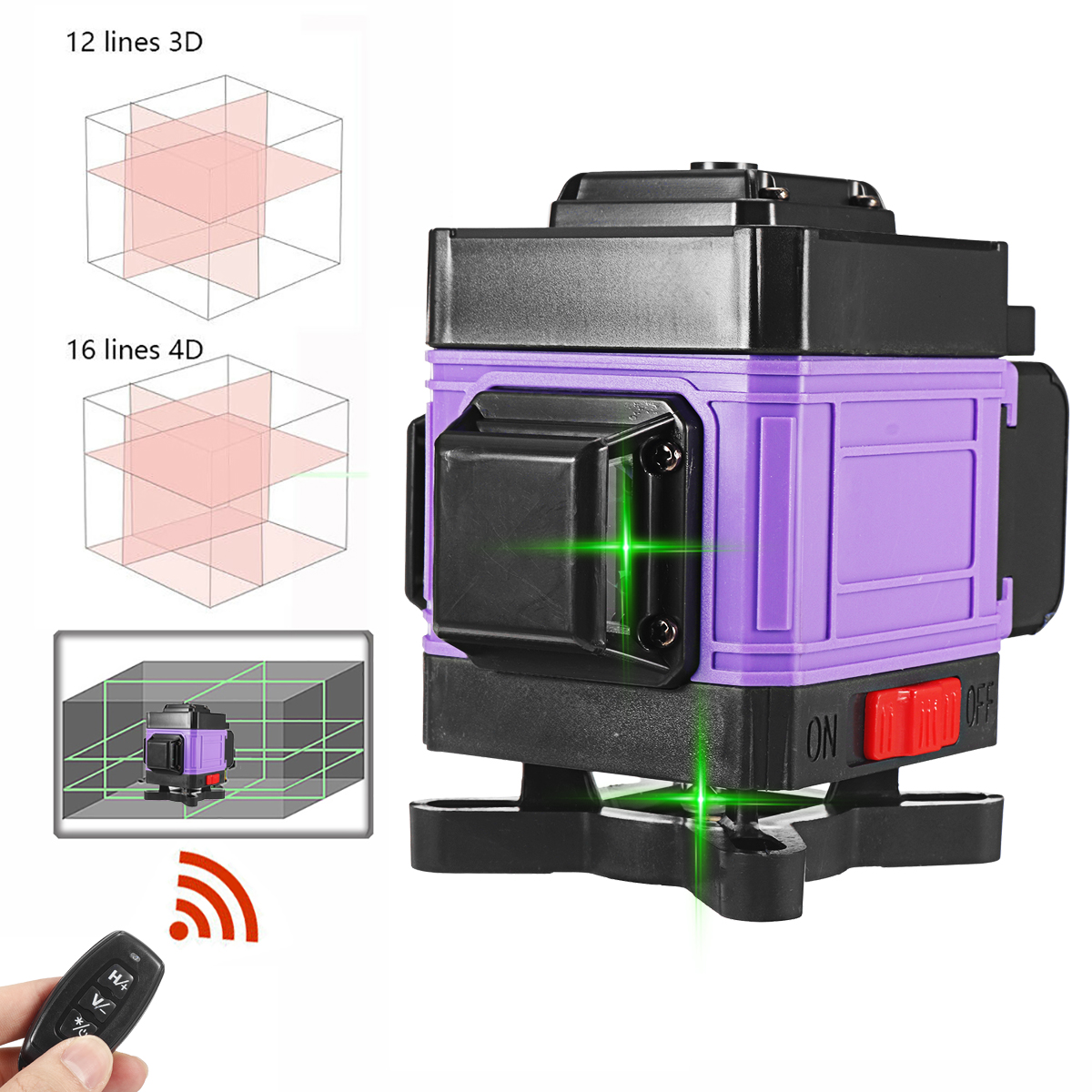 3D-12-Lines-Green-Light-Laser-Level-Auto-Self-Leveling-360deg-Rotation-Horizontal-Vertical-Measuring-1942106-4