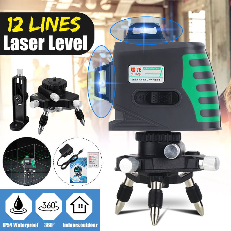3D-12-Lines-Laser-Level-Self-Leveling-3x360deg-GreenBlue-Light--Bracket--Holder-1499545-1