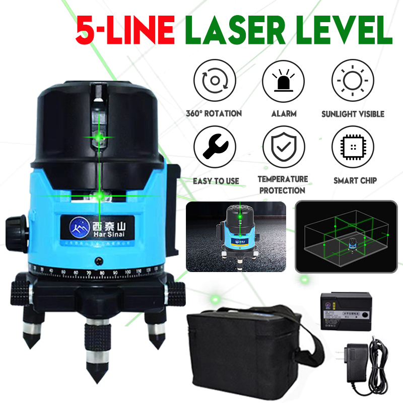 3D-360deg-Rotary-Green-Laser-Level-5-Lines-Self-Leveling-Cross-Horizontal-Vertical-Measuring-Tool-1726697-1