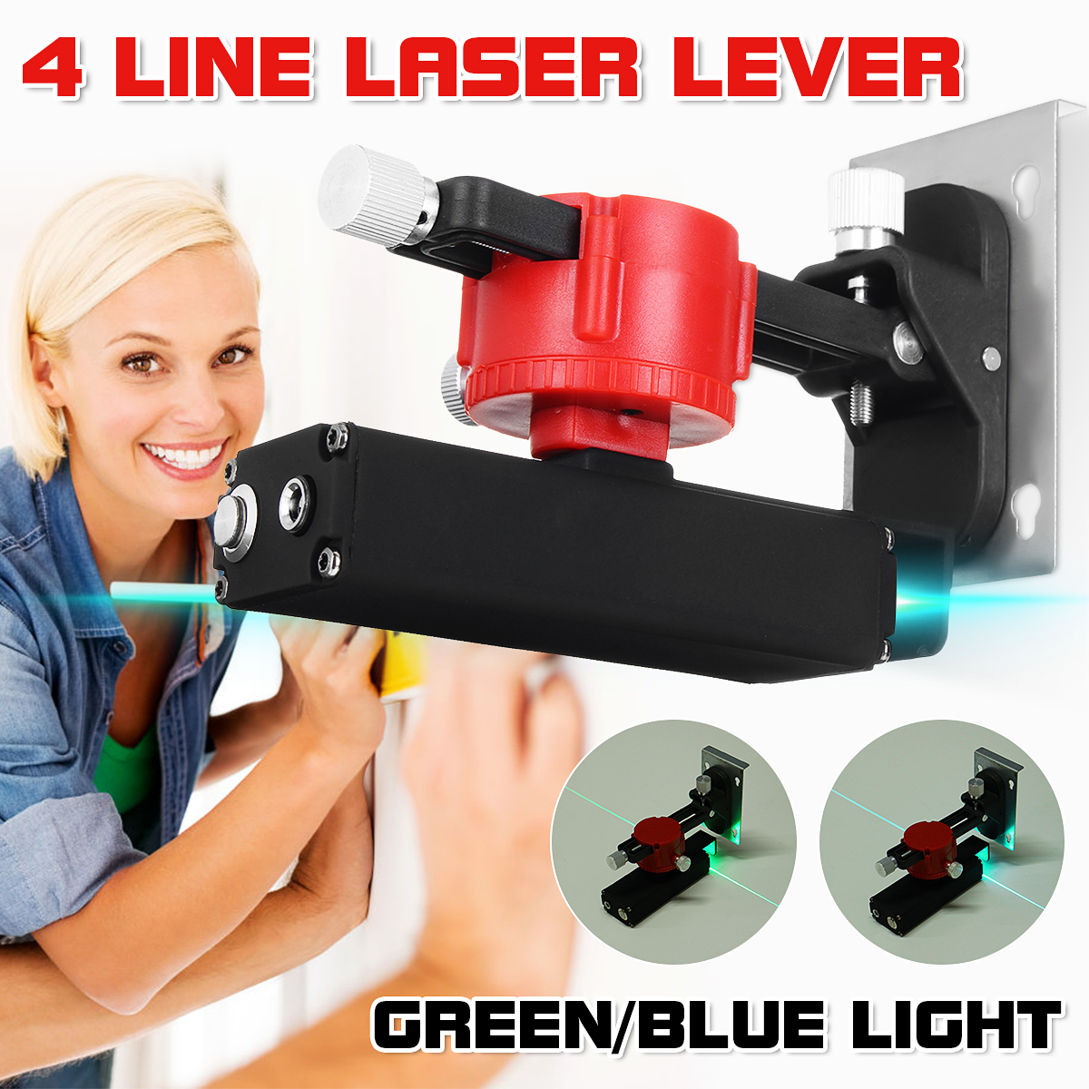 4-line-Self-Level-Laser-Level-360-Degree-Horizontal--Vertical-Measuring-Tool-1597659-2