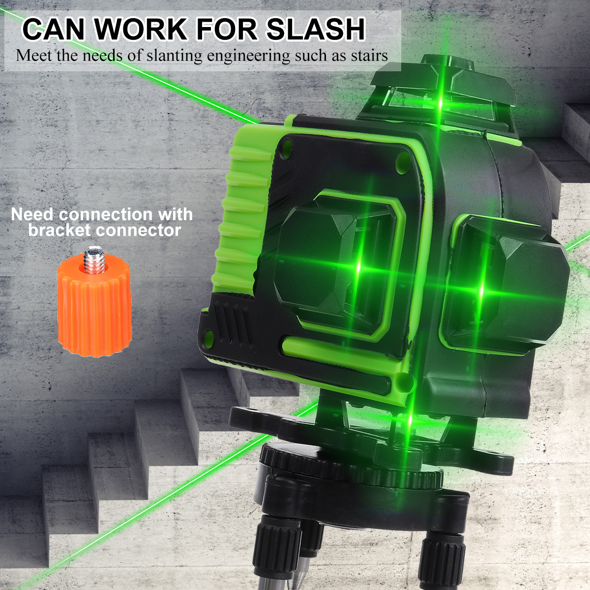 4D-16-Lines-Green-Light-Laser-Levels--360deg-Self-Rotary-Leveling-Measure-Tools-with-2PCS-Lithium-Ba-1941453-2