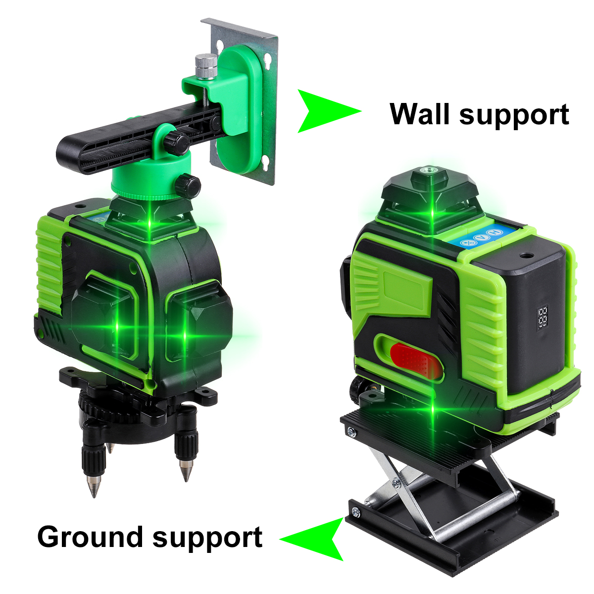 4D-16-Lines-Green-Light-Laser-Levels--360deg-Self-Rotary-Leveling-Measure-Tools-with-2PCS-Lithium-Ba-1941453-9