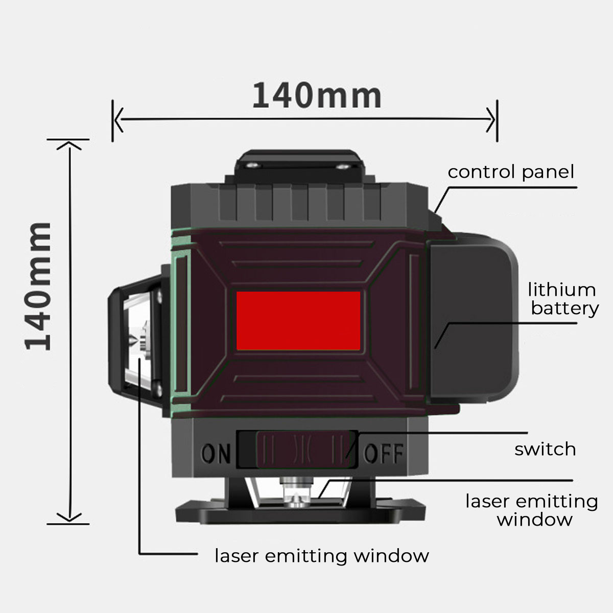 81216-Line-360deg-Horizontal-Vertical-Cross-Green-Light-Laser-Level-Self-Leveling-Measure-Laser-Beam-1938241-2