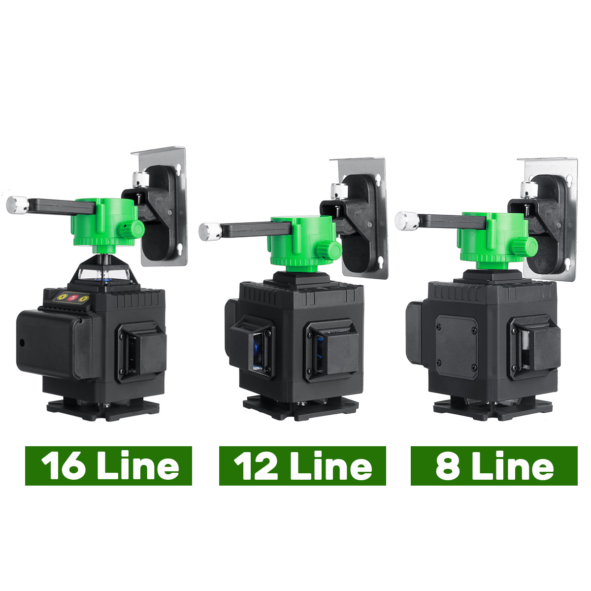 81216-Line-360deg-Rotary-Green-Laser-Level-Self-Leveling-Cross-Measure-Tool-Set-1886632-4