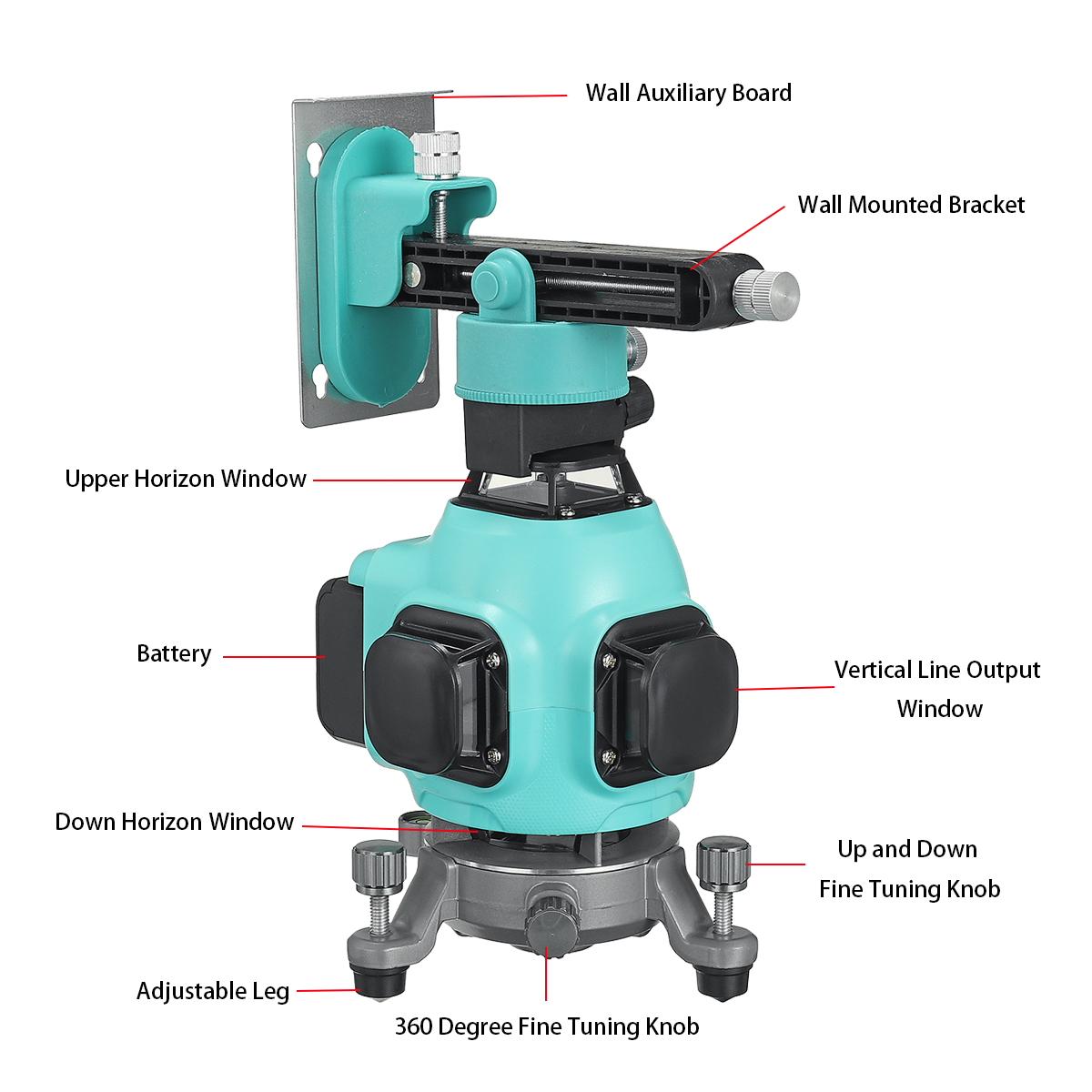 81216-Line-360deg-Rotary-Leveling-Cross-Measure-Tool-Green-Laser-Level-Tool-Kit-with-1pcs-Battery-1914853-15