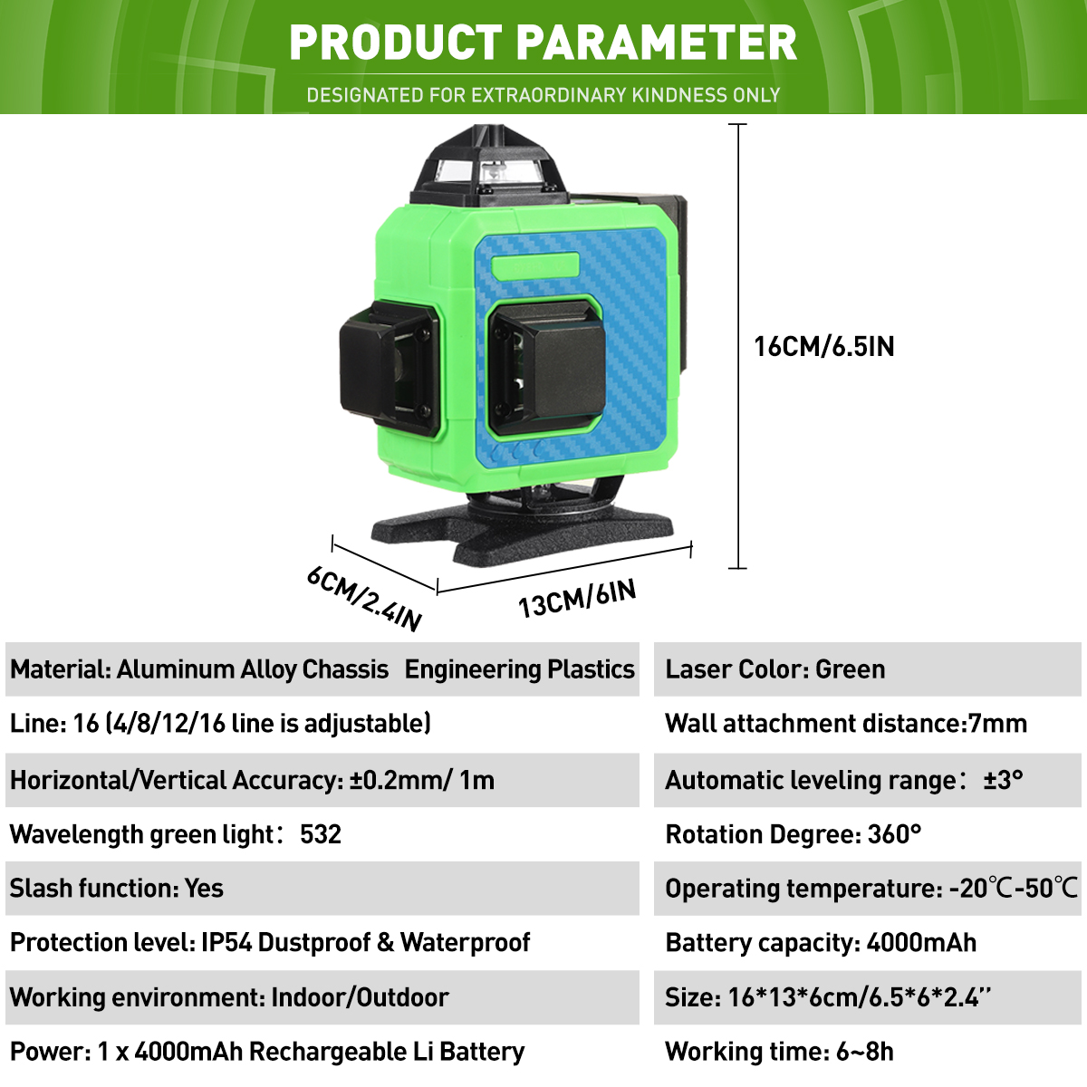 81216-Line-4D-Green-Laser-Level-360deg-Self-Leveling-Measure-Tool-Horizontal-Vertical-1953101-17
