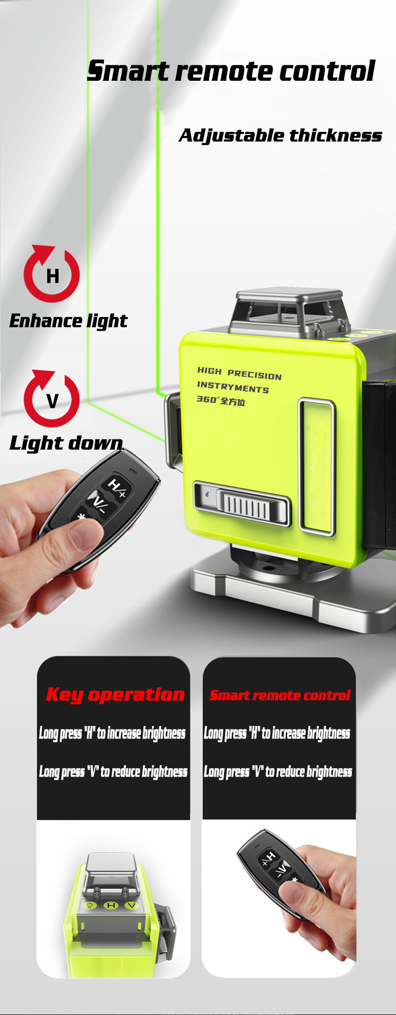 81216-Line-4D-Green-Light-Digital-Laser-levels-Self-Leveling-360deg-Rotary-Measuring-Tools-with-2-Ba-1939652-6