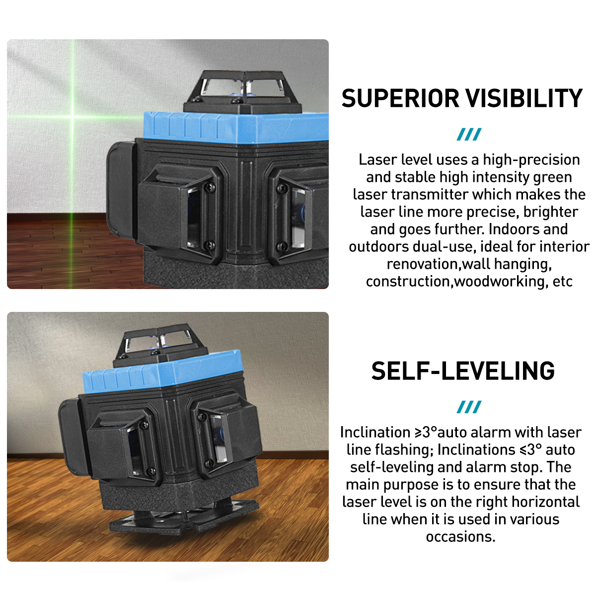 FASGet-81216-Lines-Green-light-3D-4D-Auto-Self-Leveling-Laser-Levels-360-Horizontal-Adjustment-Super-1885561-2