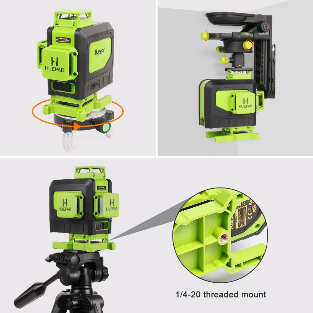 Huepar-904DG-16-lines-4D-Cross-Line-Laser-Level-Green-Beam-Line-with-Remote-Control-for-Tiles-Floor--1861386-9