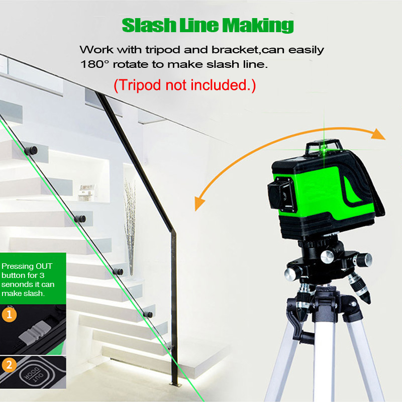 Laser-Level-12-Lines-Green-Self-Leveling-Vertical-Horizontal-3D-Leveling-Tool-4000mAh-Lithium-Charge-1337150-9