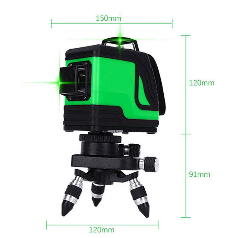 Laser-Level-12-Lines-Green-Self-Leveling-Vertical-Horizontal-3D-Leveling-Tool-4000mAh-Lithium-Charge-1337150-10