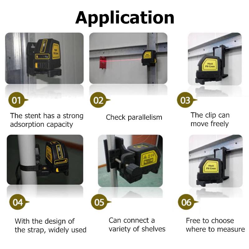 Red-Line-Laser-level-laser-2-Cross-line-with-Magnetic-Pivot-Bracket-45V-1265612-2