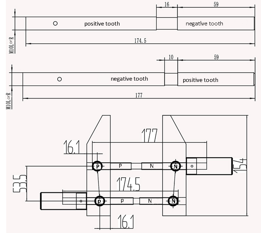 10mm-177219230259270mm-Lead-Screw-with-Iron-Cylindrical-Cross-Hole-Nut-1530957-7