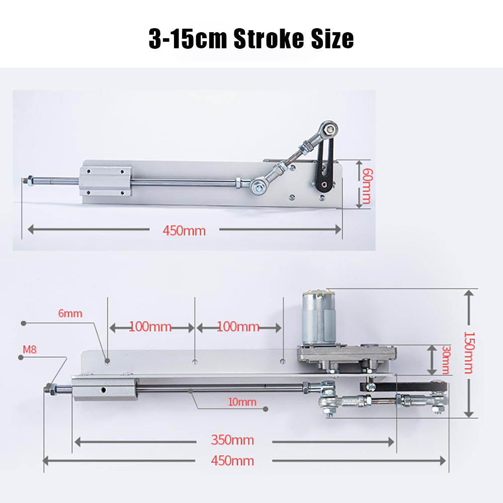 Machifit-DC-12V-4595RPM-Telescopic-Linear-Actuator-Adjustable-Reciprocating-Gear-Motor-with-2-83-15C-1856736-10