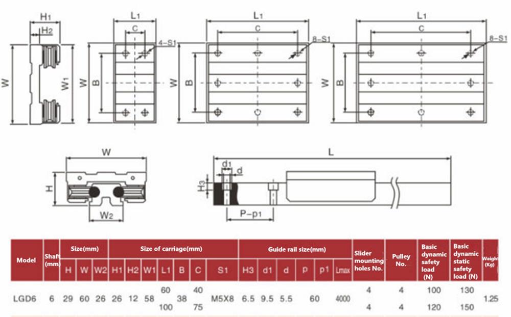 Machifit-External-Dual-axis-LGD6-500L-Linear-Guide-with-LGB6-60L-4UU-LGB6-100L-4UU-Slide-Block-1407957-1