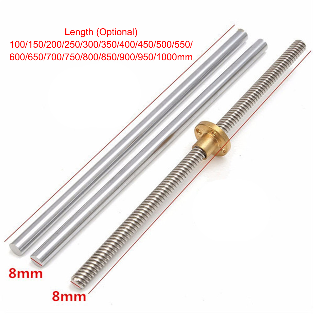 Machifit-15pcs-100mm-1000mm-Optical-Axis-Guide-Bearing-Housings-Linear-Rail-Shaft-Support-Screws-Set-1861785-10