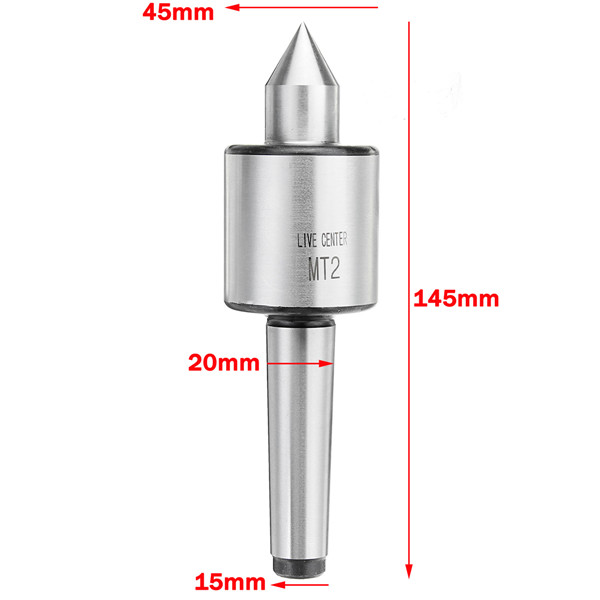 MT2-Lathe-Live-Center-Taper-Tool-Alloy-Steel-Triple-Ball-Bearings-Accuracy-0000197-Inch-1284873-1