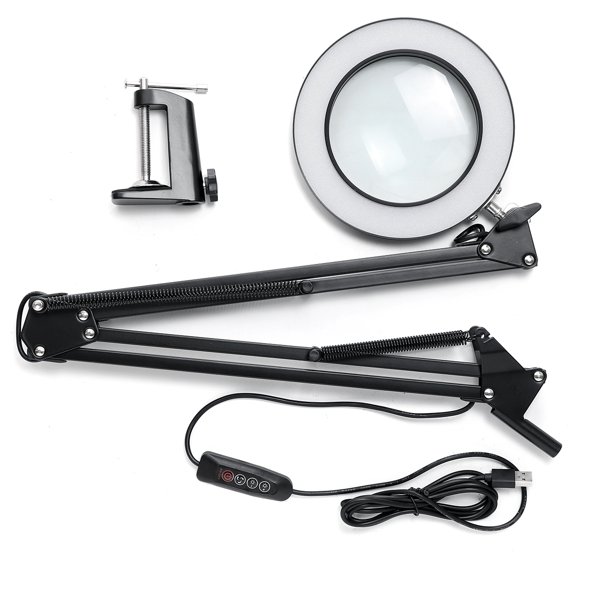 5X-Magnifying-Lamp-Clamp-Mount-LED-Magnifier-Lamp-Manicure-Tattoo-Beauty-Light-1801341-3