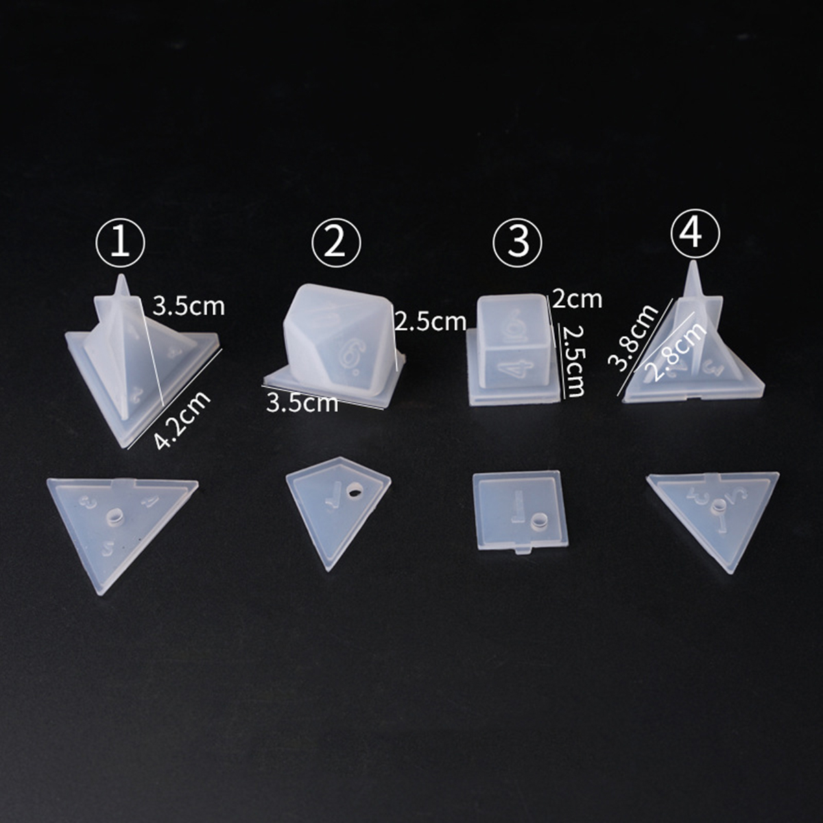1PC-Silicone-Dice-Molds-Reusable-Fillet-Square-Triangle-Polyhedral-Dice-Mould-1650354-6