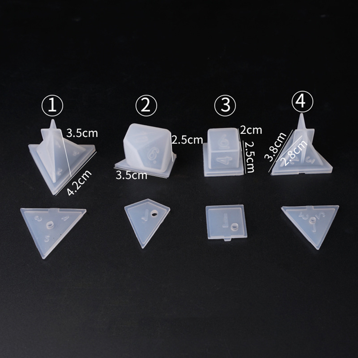 1PC-Silicone-Dice-Molds-Reusable-Fillet-Square-Triangle-Polyhedral-Dice-Mould-1650354-6